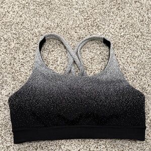 Lululemon Athletica Black and Gray Sports Bra